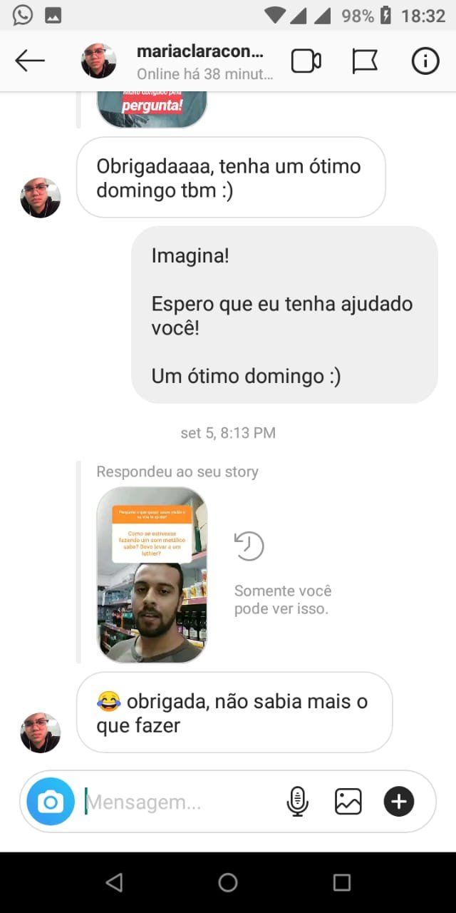 Depoimento de aluno do Mestre do Violão