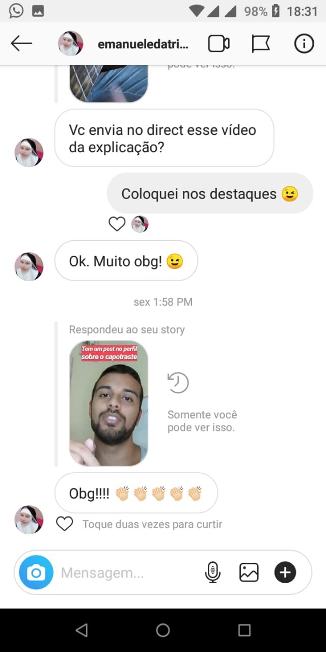 Depoimento de aluno do Mestre do Violão