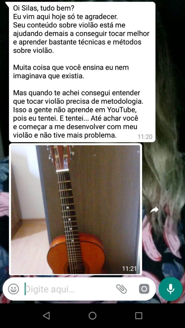 Depoimento de aluno do Mestre do Violão